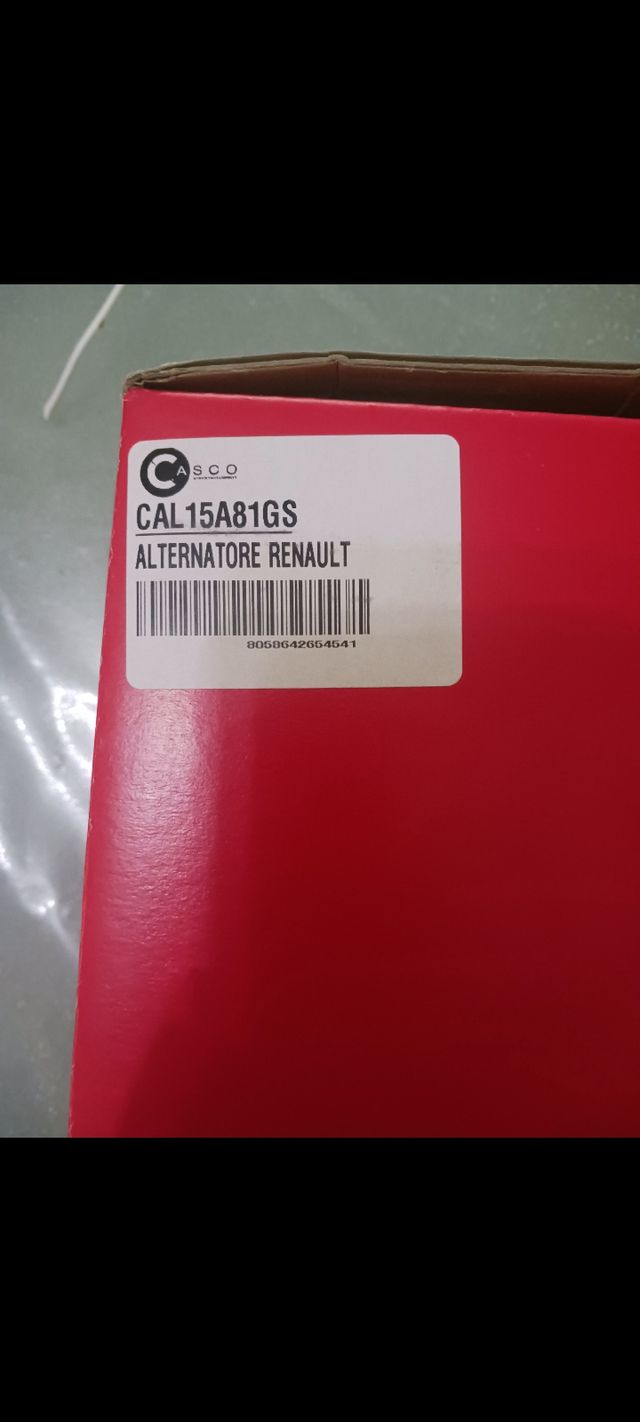 Alternador valeo  de coche Renault