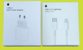 CARGADOR IPHONE 14/13/12/11/8 /ipad...+ CABLE 1m