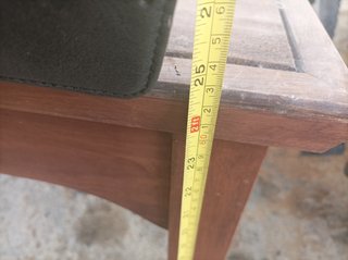 Mesa de madera 60x60 cm