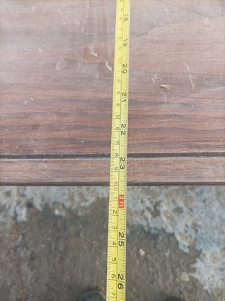 Mesa de madera 60x60 cm