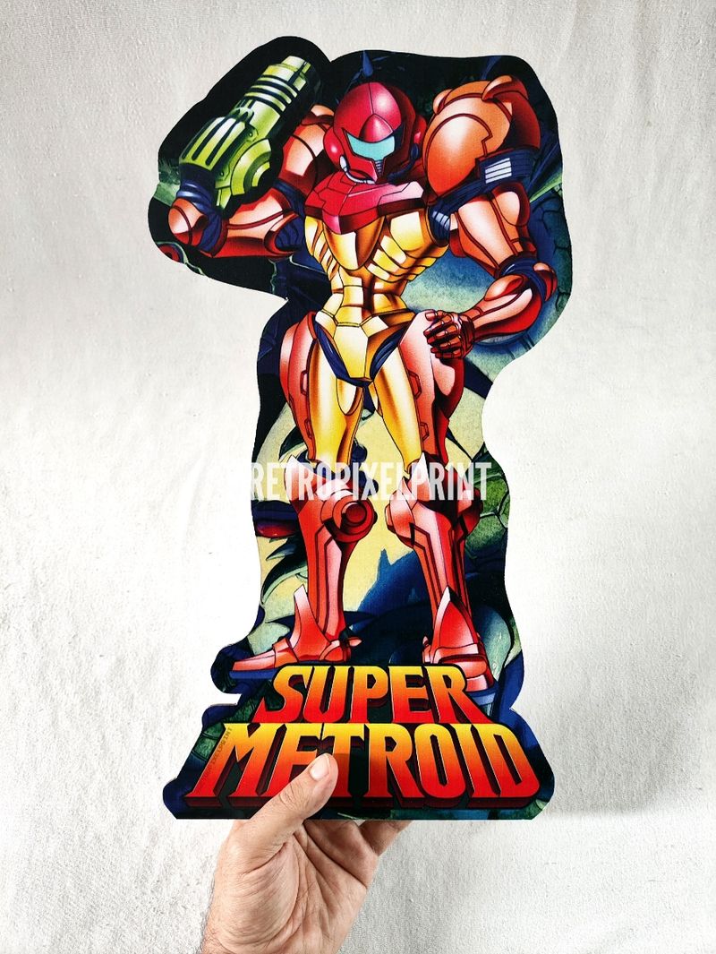 Imagen de SUPER METROID mini silueta
