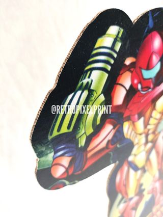 SUPER METROID mini silueta