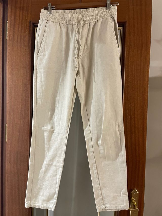 Pantalón lino Only & Sons