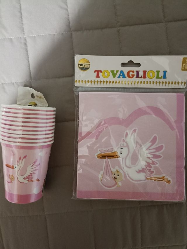 Bicchieri+tovaglioli benvenuto