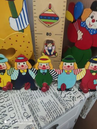 Conjunto infantil  madera  habitacio