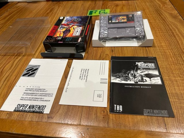 Super Star wars Empire Super Nintendo snes