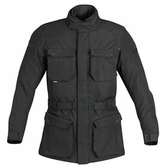Chaqueta Moto color negro