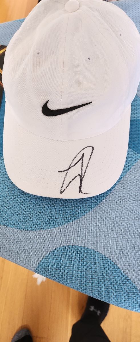 Cappello Nike autografato Sinner con COA