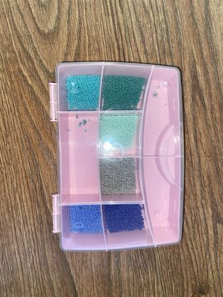 Set cuentas y caja organizadora