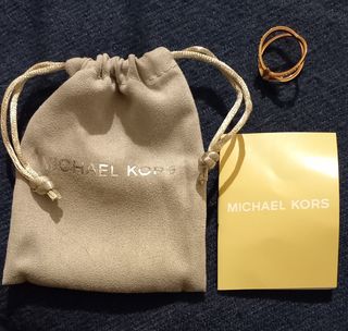 Anello acciaio rosè gold Michael Kors