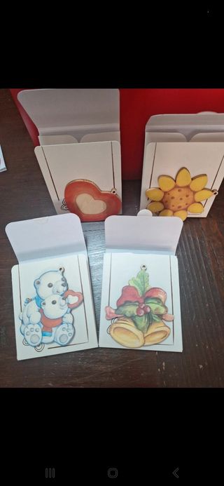 Pendenti chiudipacco natalizi