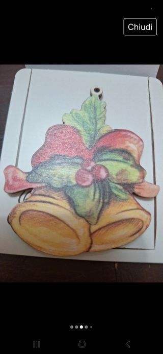 Pendenti chiudipacco natalizi