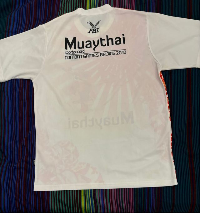 T-shirt Muay Thai giochi olimpici taglia L NUOVA