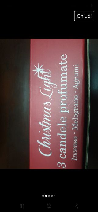 Christmas light, 3 candele natalizie