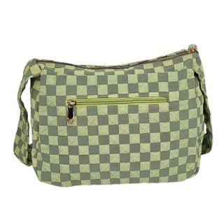 Bolso Bandolera para Mujer Diseño a Cuadros Verde