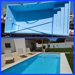 Piscinas en fibra de poliester ^