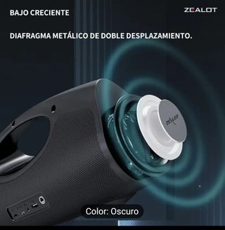 Altavoz con micrófono bluetooth sin estrenar  40W