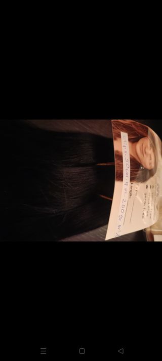 Extensiones negras de clip