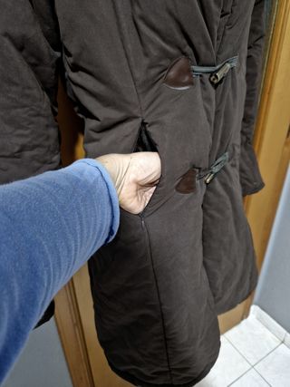 Piumino donna con alamari tg L