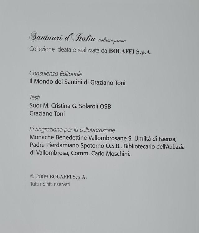 Santini dei Santuari d'Italia 1-Bolaffi