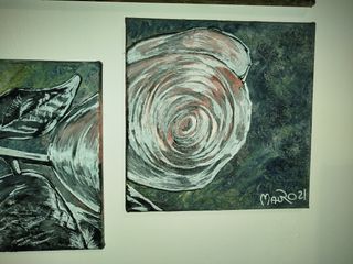 Quadri composizione rosa