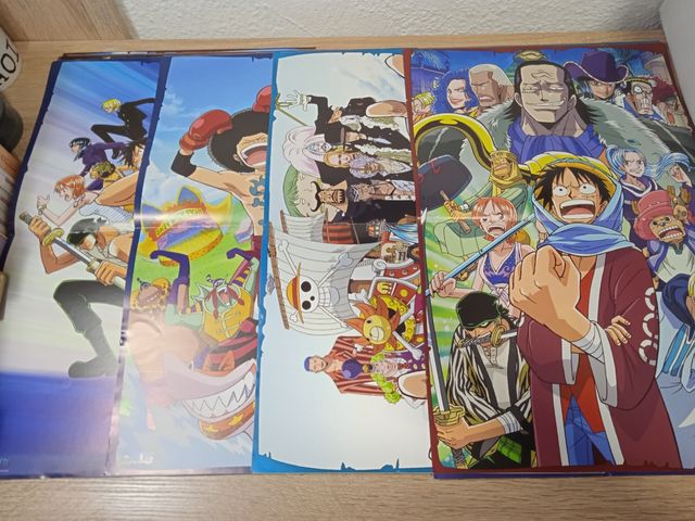 Fascículos/pósters One Piece 