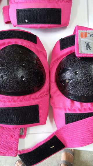 Protecciones niña patines