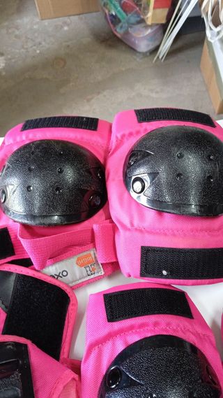 Protecciones niña patines