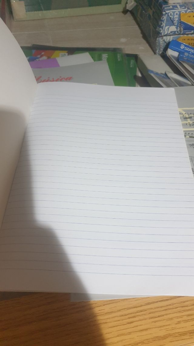 Cuaderno de musica