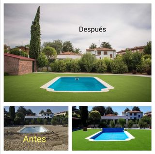 Jardinero económico césped artificial 