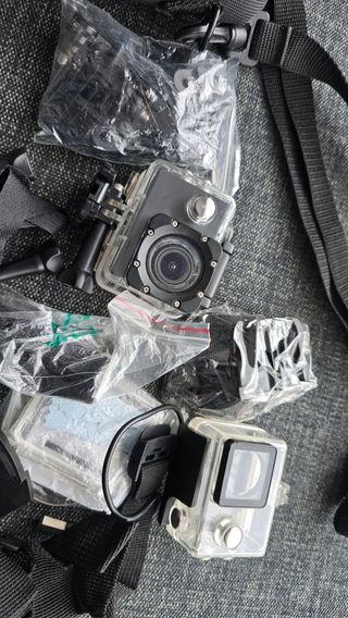 VIDEOCAMARA TIPO GOPRO + ACCESORIOS