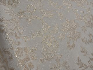 Tessuto natalizio laminato oro