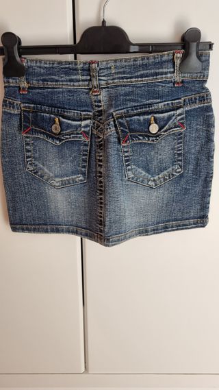 Minigonna jeans