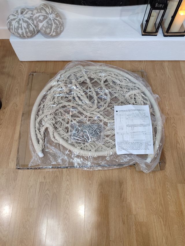 🆕 Hamaca Colgante Beige