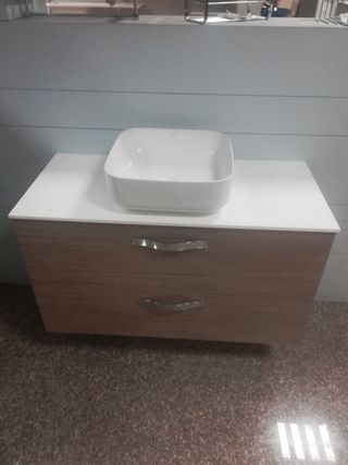 Mueble   baño suspendido 100 cm