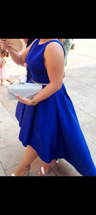 Vestido azul largo 