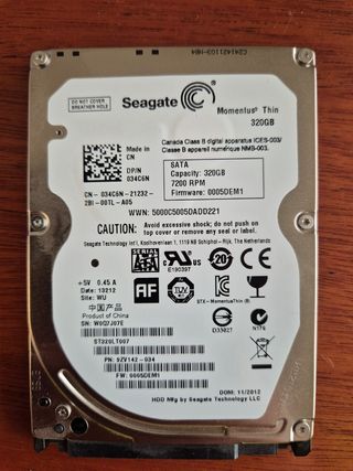 Disco Duro SATA 320GB 7200RPM