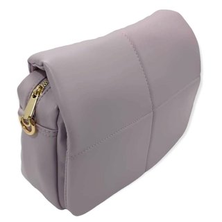 Bolso Bandolera Mujer Acolchado con Monedero Lila
