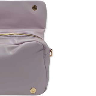 Bolso Bandolera Mujer Acolchado con Monedero Lila
