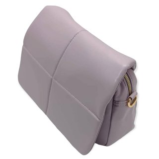 Bolso Bandolera Mujer Acolchado con Monedero Lila