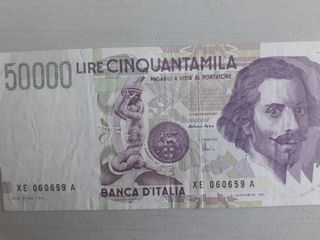 Banconota in lire da collezione