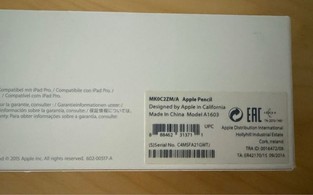 Apple pencil