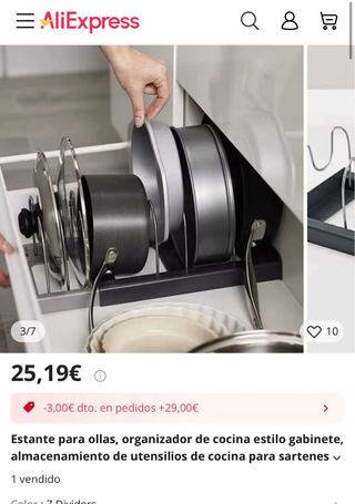 Estante Para Ollas , Organizador. Nuevo