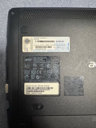 acer aspire one 722