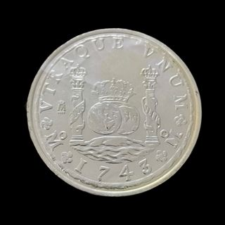 Moneda 8 reales 1743 Felipe V