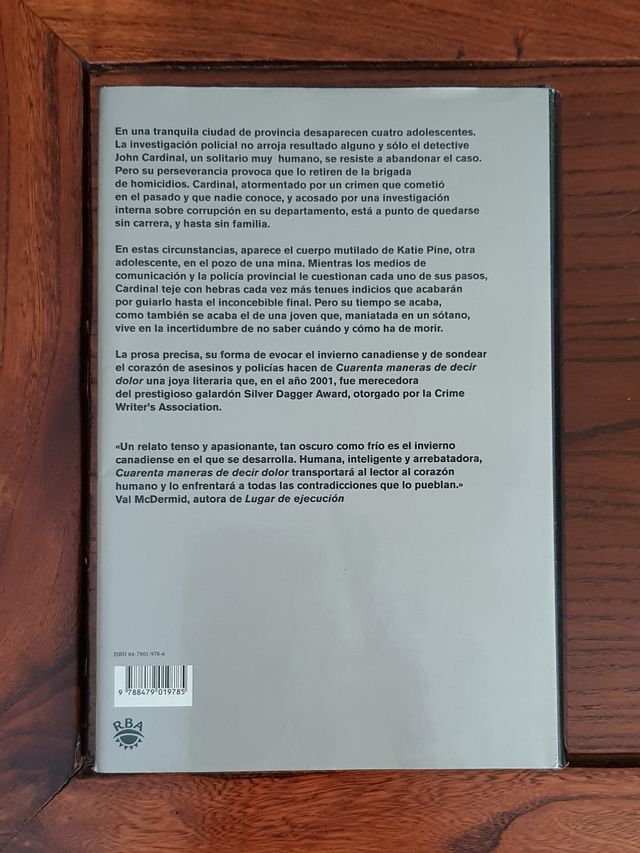 Cuarenta maneras de decir dolor