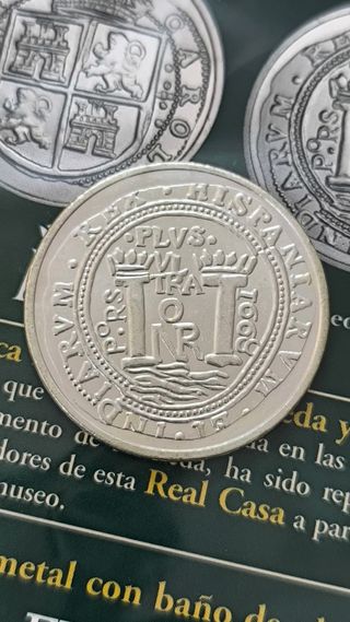 Moneda 8 reales 1668 Carlos II