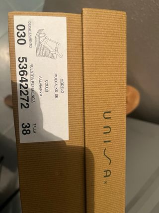 Cuñas Nuevas Corte Ingles Marca Unisa