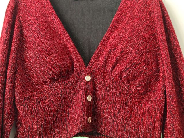 Top corto de brillo.