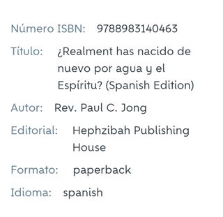 ¿Realment has nacido de nuevo por agua y el Espíritu? (Spanish Edition)